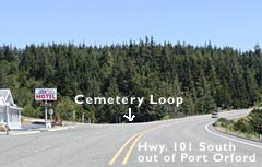 Photo Hwy 101 and Cemetery Loop junction